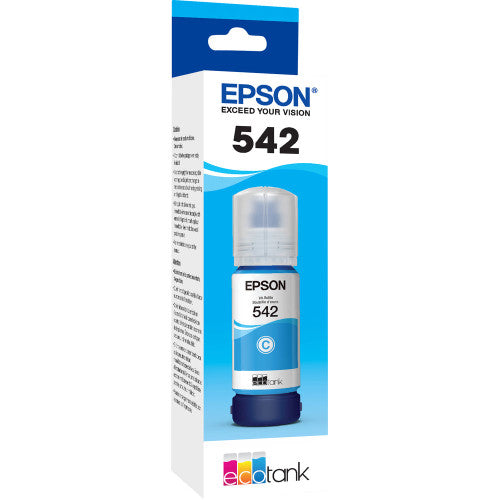 Epson C13T06A292 T542 Durabrite Ecotank Ink Cyan