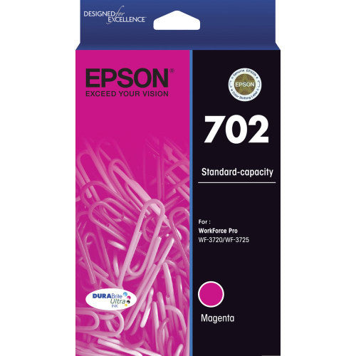 Epson C13T344392 702 Standard Yield Durabrite Ultra Ink Magenta