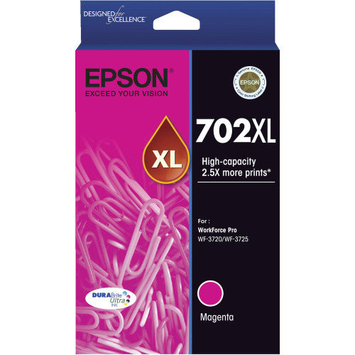 Epson C13T345392 702XL High Yield Durabrite Ultra Ink Magenta