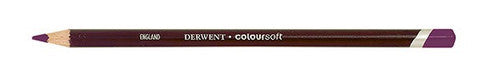Derwent Coloursoft Pencil Bright Purple Box of 6