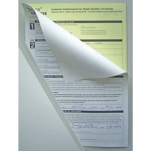Bala A4 Laser Carbonless Back Copy 80gsm Yellow Ream of 500