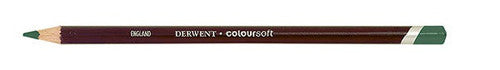 Derwent Coloursoft Pencil Mid Green Box of 6