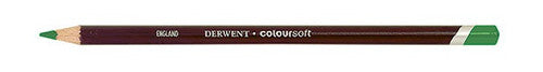 Derwent Coloursoft Pencil Light Green Box of 6