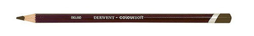 Derwent Coloursoft Pencil Brown Box of 6