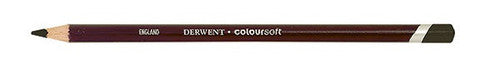 Derwent Coloursoft Pencil Dark Brown Box of 6