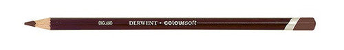 Derwent Coloursoft Pencil Mid Brown Box of 6