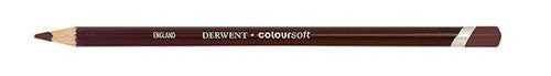 Derwent Coloursoft Pencil Dark Terracotta Box of 6