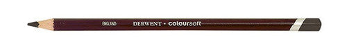 Derwent Coloursoft Pencil Brown Black Box of 6