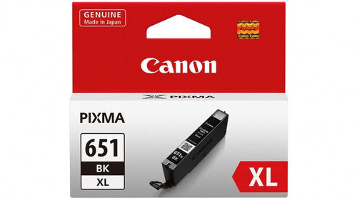 Canon CLI651XLBK Inkjet Cartridge High Yield 5530 Pages Black