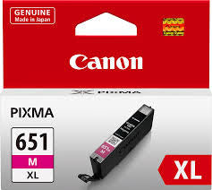 Canon CLI651XLM Inkjet Cartridge High Yield 680 Pages Magenta