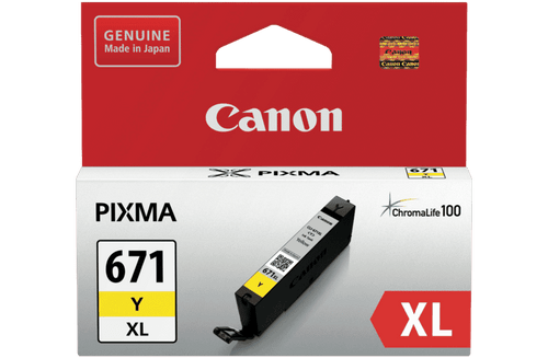 Canon CLI671XLY Ink Cartridge High Yield Yellow