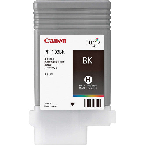 Canon PFI107BK High Yield Ink Cartridge Black