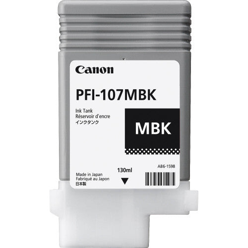 Canon PFI107MBK High Yield Ink Cartridge Matt Black