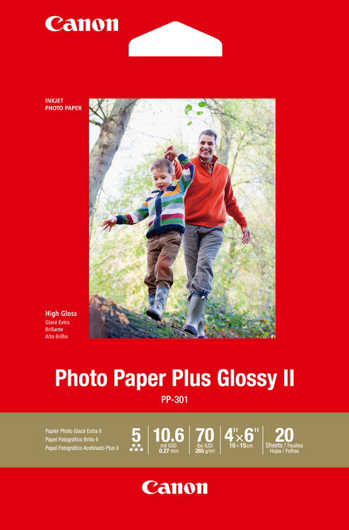 Canon PP3014X6-20 4x6 Glossy Photo Paper 20 Sheets