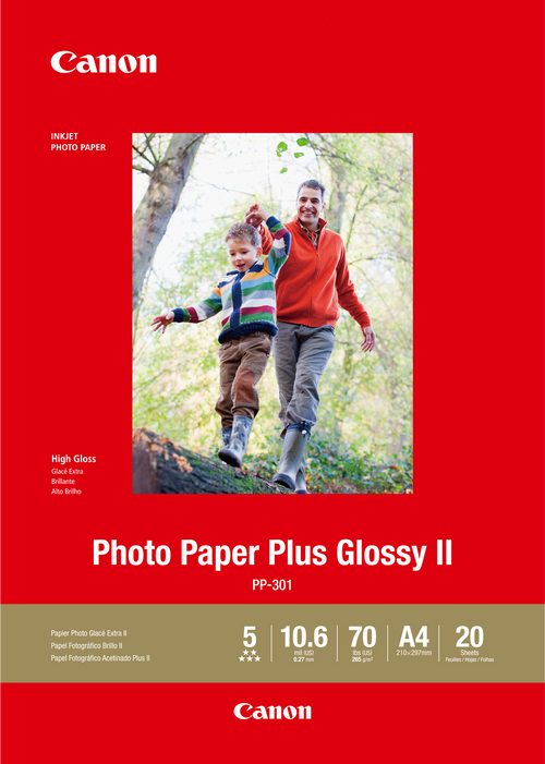 Canon PP301A4 Photo Plus Glossy 265gsm 20 Sheet Pack