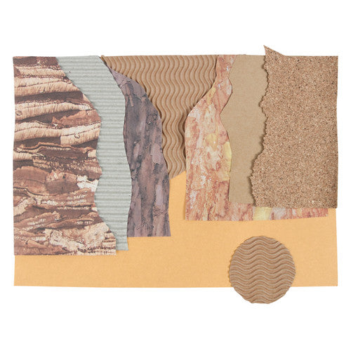 Creative School Supply Natural Corrugated Card A4 Pack of 20