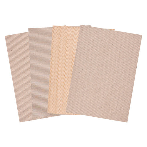 Creative School Supply Natural Corrugated Card A4 Pack of 20