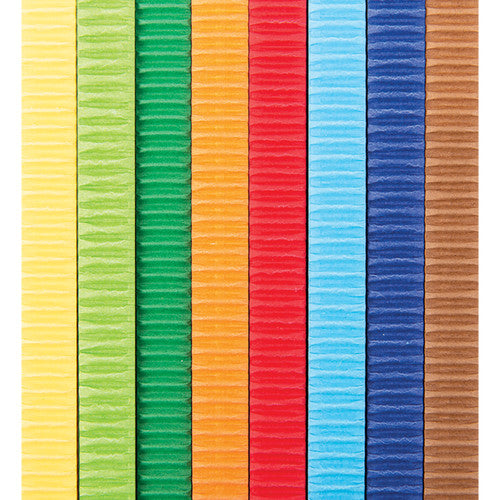 Creative School Supply Coloured Corrugated Strips Assorted Pack of 56