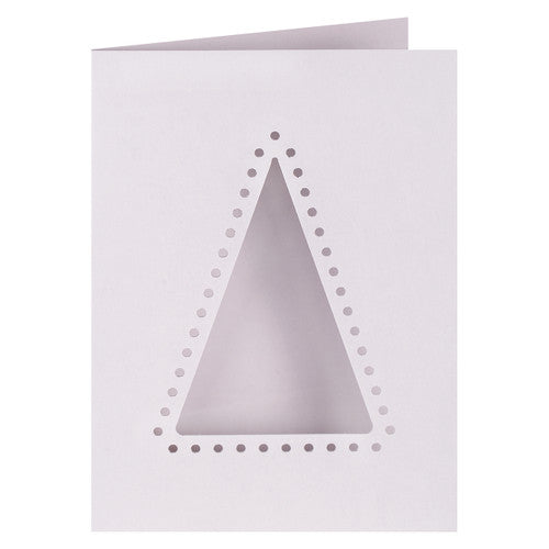 Creative School Supply Christmas Cut-Out Threading Cards Pack of 10