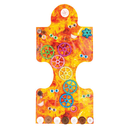 Creative School Supply Cardboard Mural Jigsaw Pack of 27