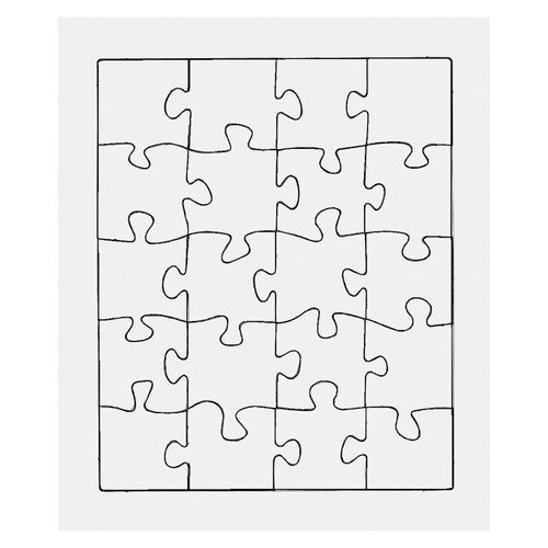 CREATIVE SCHOOL SUPPLY CARDBOARD JIGSAWS PACK OF 20