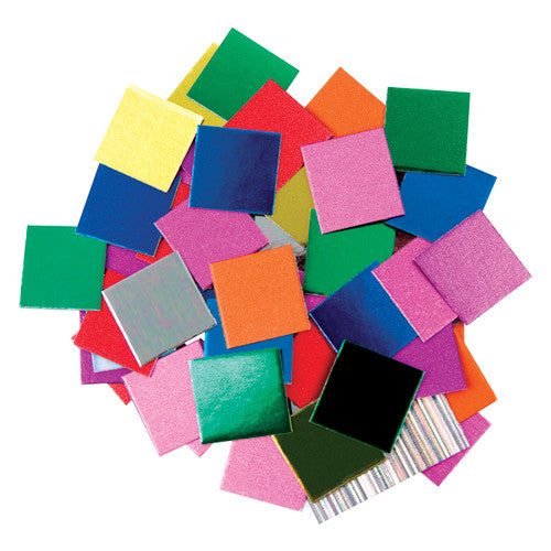 Creative School Supply Metallic Mosaic Squares 1cm & 2cm Pack of 5000