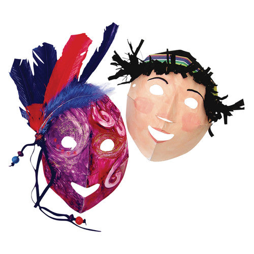 Creative School Supply Cardboard Fold-Up Face Masks Pack of 40