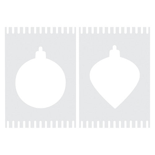 Creative School Supply Cardboard Weaving Looms Xmas Baubles Pack of 12
