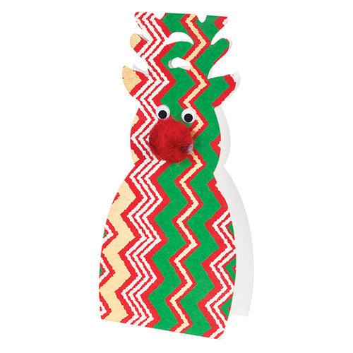Creative School Supply Cardboard Standing Christmas Characters Pack of 12