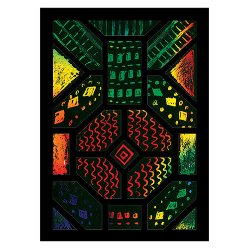 Creative School Supply Cardboard Stained Glass Frames Pack of 20