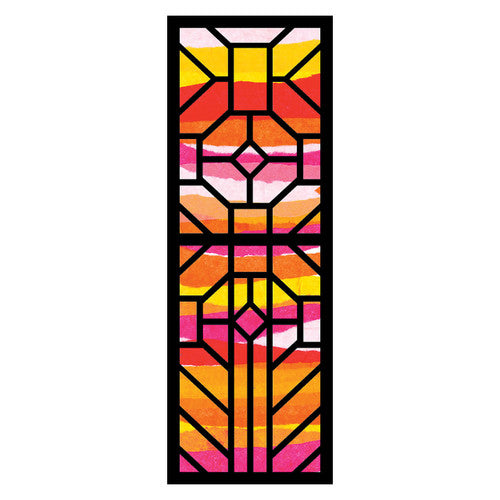 Creative School Supply Cardboard Stained Glass Frames Pack of 20