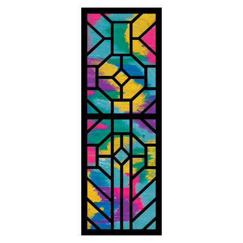 Creative School Supply Cardboard Stained Glass Frames Pack of 20