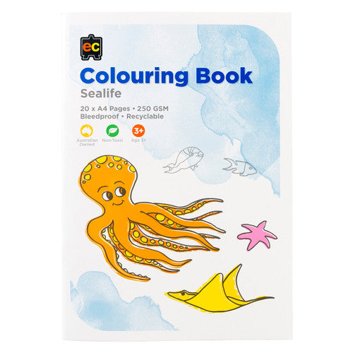 Educational Colours Sea Life Colouring Book