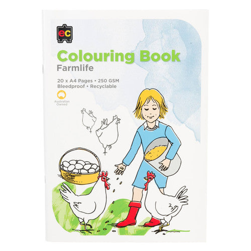 Educational Colours Farmlife Colouring Book
