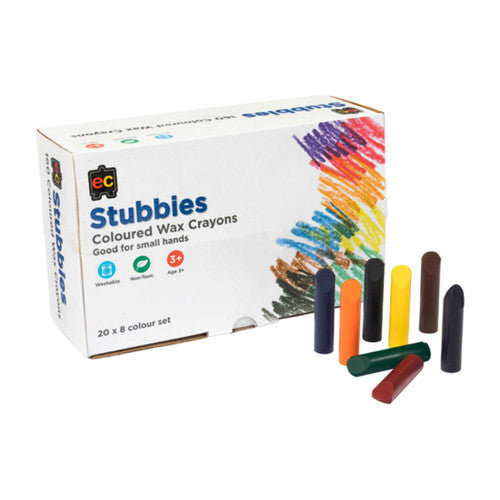 Educational Colours Stubbies Crayons Box of 160