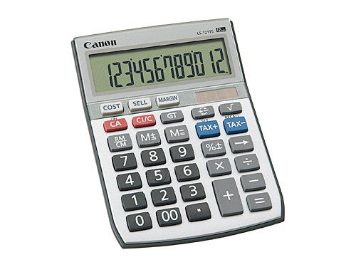 Canon LS121TS Desktop Tax Calculator 12 Digit