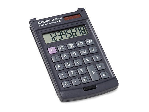 Canon LS390HBL Hard Cover Calculator 8 Digit