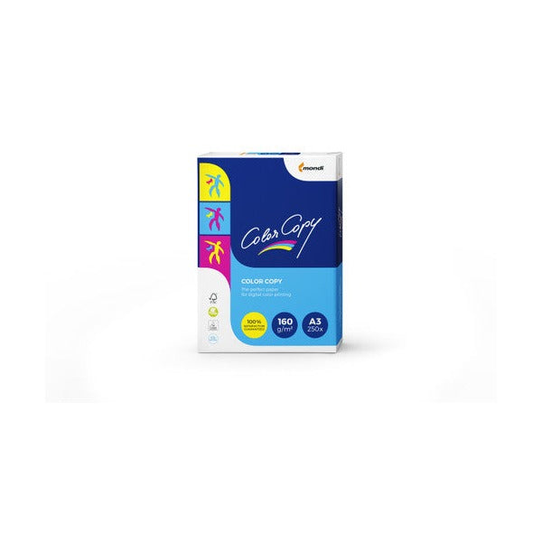 Mondi Colour Copy Paper 160gsm A3 420 x 297mm Ream of 250 Sheets