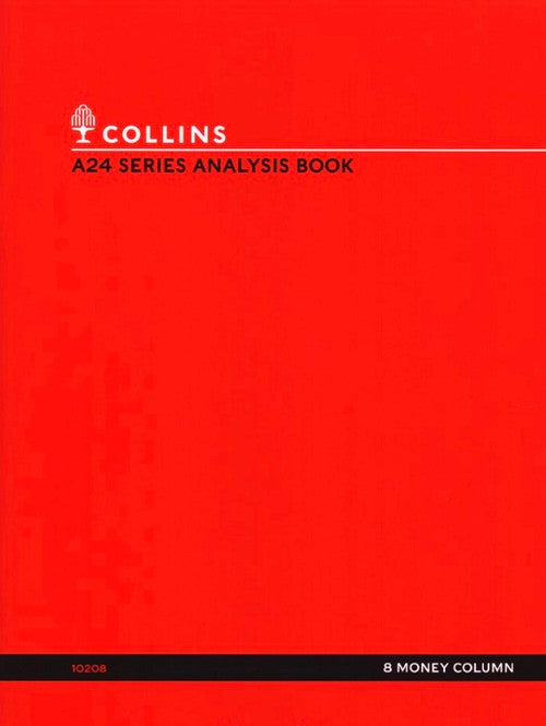 Collins 10208 Analysis Book Series A24 8 Money Column