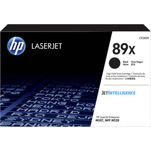 HP 89X High Yield Original LaserJet Toner Cartridge Black 10000 Pages