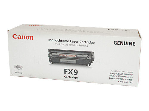 Canon FX9 Laser Fax Toner Cartridge 2000 Pages Black
