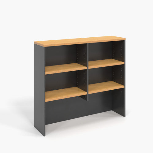 Rapidline Rapid Worker Overhead Hutch 1200 x 315 x 1070mm Beech / Ironstone