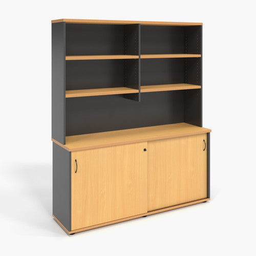 Rapidline Rapid Worker Overhead Hutch 1500 x 315 x 1070mm Beech / Ironstone