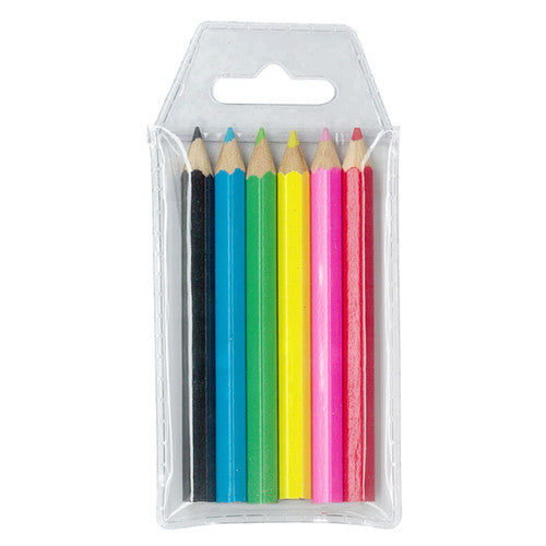 Dats Half Length Coloured Pencils Wallet 6 Pack