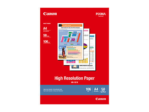 Canon HR-101NA450 High Resolution Paper A4 50 Pack