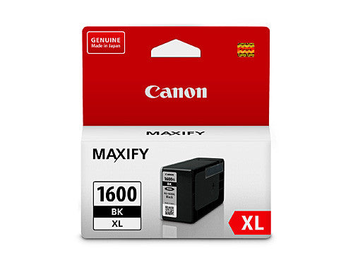 Canon PGI1600XLBK Ink Cartridge High Yield 1200 Pages Black