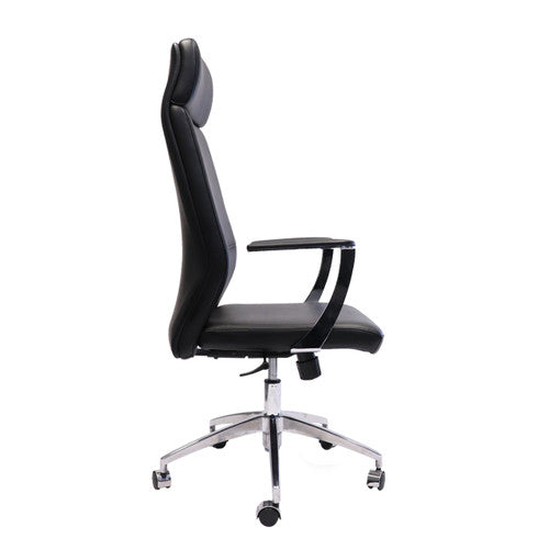 Rapidline CL3000H High Back Slimline Executive Chair Black PU