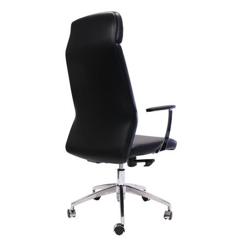 Rapidline CL3000H High Back Slimline Executive Chair Black PU