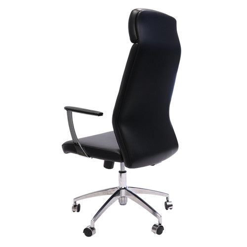 Rapidline CL3000H High Back Slimline Executive Chair Black PU