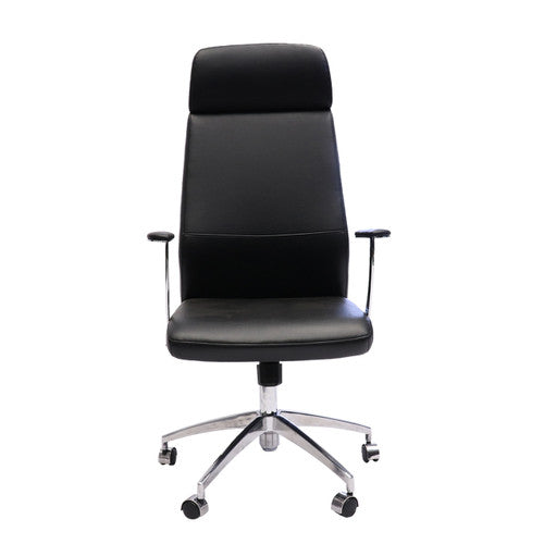 Rapidline CL3000H High Back Slimline Executive Chair Black PU